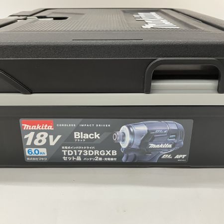  MAKITA マキタ 充電式インパクトドライバ 18v 6.0Ah TD173DRGXB ブラック 未使用品
