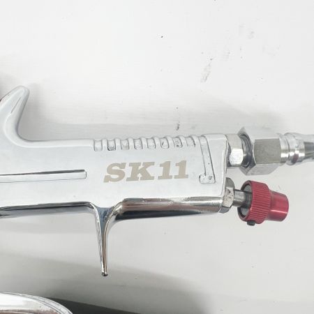  藤原産業 SK11(エスケー11) ハンドエアースプレーガン 重力式 口径1.3mm カップ容量 400CC SPGK-13G SPGK-13G
