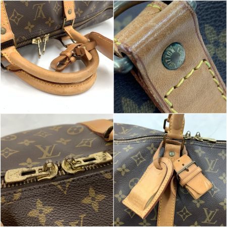  LOUIS VUITTON ルイヴィトン モノグラム キーポル55 ボストンバッグ M41424 ブラウン