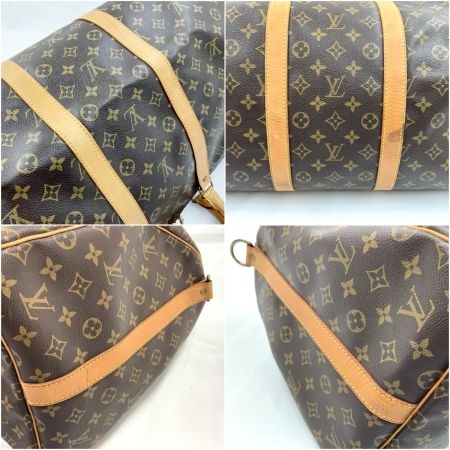  LOUIS VUITTON ルイヴィトン モノグラム キーポル55 ボストンバッグ M41424 ブラウン