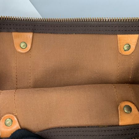  LOUIS VUITTON ルイヴィトン モノグラム キーポル55 ボストンバッグ M41424 ブラウン