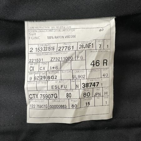  GUCCI グッチ メンズ 2Bスーツ セットアップ ストライプ  ブラック