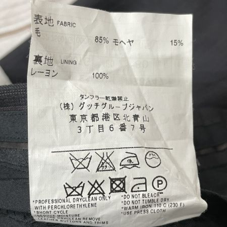  GUCCI グッチ メンズ 2Bスーツ セットアップ ストライプ  ブラック