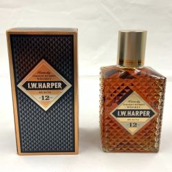 〇〇 I.W.HARPER アイダブリューハーパー 12年 750ml 43% ストレート バーボン ウィスキー Sランク 未開栓