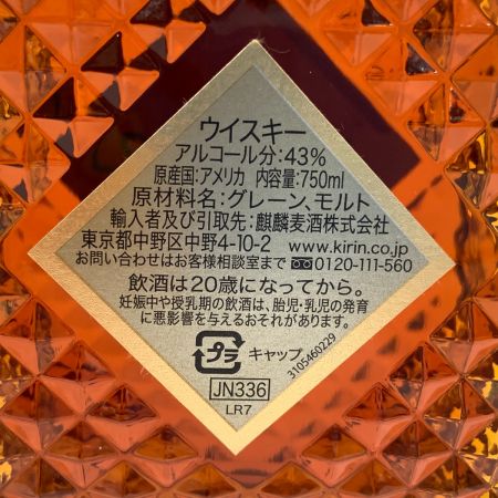  I.W.HARPER アイダブリューハーパー 12年 750ml 43% ストレート バーボン ウィスキー 未開栓