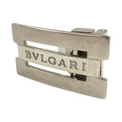 〇〇 BVLGARI ブルガリ ロゴ バックル シルバー Bランク