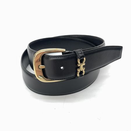  Salvatore Ferragamo サルヴァトーレフェラガモ ダブルガンチーニ ベルト ブラック×ゴールド