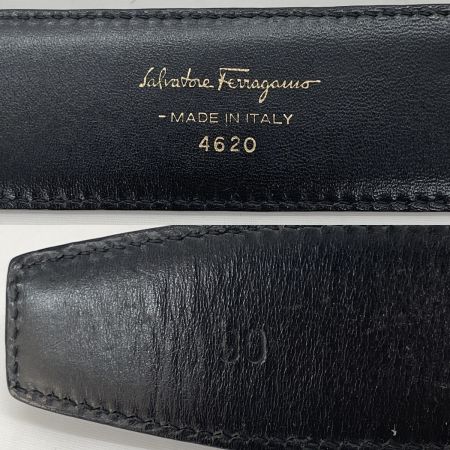  Salvatore Ferragamo サルヴァトーレフェラガモ ダブルガンチーニ ベルト ブラック×ゴールド