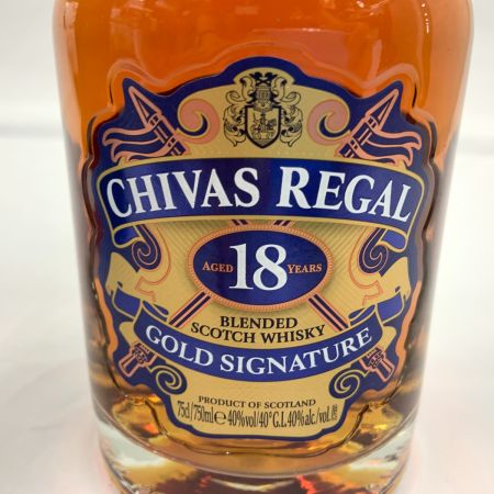  CHIVAS REGAL シーバスリーガル ゴールドシグネチャー 750ｍl 40% スコッチ ウィスキー ブルー 未開栓