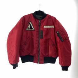 〇〇 BUZZ RICKSON'S バズ リクソンズ メンズ MA-1ジャケット サイズM BR11540 レッド Bランク