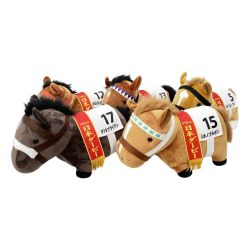 〇〇  日本ダービー サラブレッドコレクション ふわふわBIG ぬいぐるみ5種  Bランク