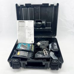 〇〇 MAKITA マキタ インパクトドライバ 充電器・充電池2個・ケース付  TD148D ブラック Cランク