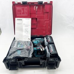 〇〇 MAKITA マキタ インパクトドライバ 40v 充電器・充電池2個・ケース付  TD002G ブルー 未使用品 Sランク