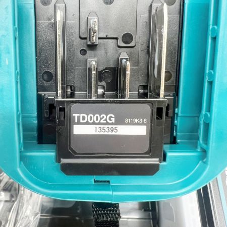  MAKITA マキタ インパクトドライバ 40v 充電器・充電池2個・ケース付  TD002G ブルー 未使用品