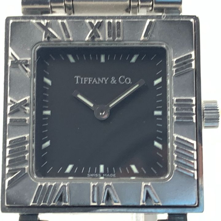 TIFFANY&amp;Co. ティファニー/アトラススクエア/レディース/クオーツ/13579962/990******/レディース時計/Bランク/75【中古】 TIFFANY&Co. ティファニー/アトラススクエア/レディース/クオーツ