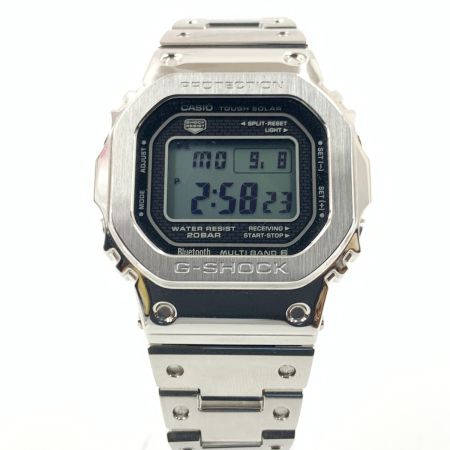  CASIO カシオ Gショック スマートフォンリンク ボーイズ ソーラー電波クォーツ 腕時計 GMW-B5000D-1JF シルバー