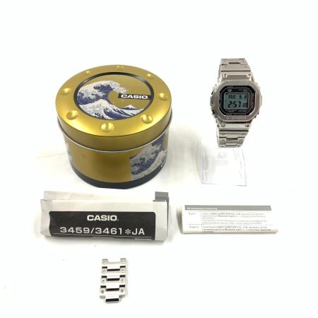  CASIO カシオ Gショック スマートフォンリンク ボーイズ ソーラー電波クォーツ 腕時計 GMW-B5000D-1JF シルバー