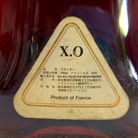  Hennessy ヘネシー X.O エックスオー コニャック ブランデー 700ml 40% 未開栓