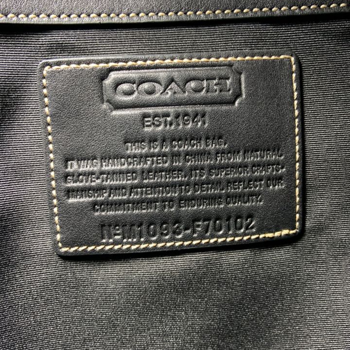 COACH コーチ トートバッグ ラージ 2way バッグ レザー F70102