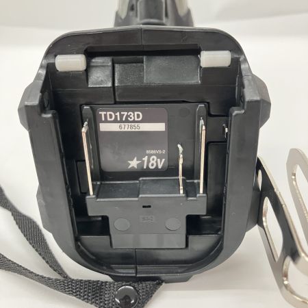  MAKITA マキタ 充電式インパクトドライバ 18v 6.0Ah TD173DRGXB ブラック 未使用品
