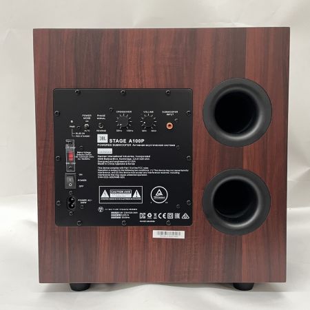  JBL ジェー・ビー・エル アクティブサブウーファー 生産終了品 STAGE A100P ウッド/ブラック