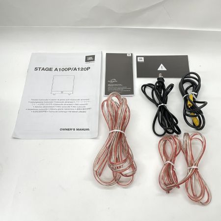 JBL ジェー・ビー・エル アクティブサブウーファー 生産終了品 STAGE A100P ウッド/ブラック