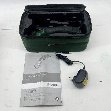  BOSCH ボッシュ バッテリーマルチカッター XE03 グリーン 充電コード付き