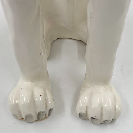  Victor ビクタ ビクター 犬 ニッパー 陶器 42cm ホワイト