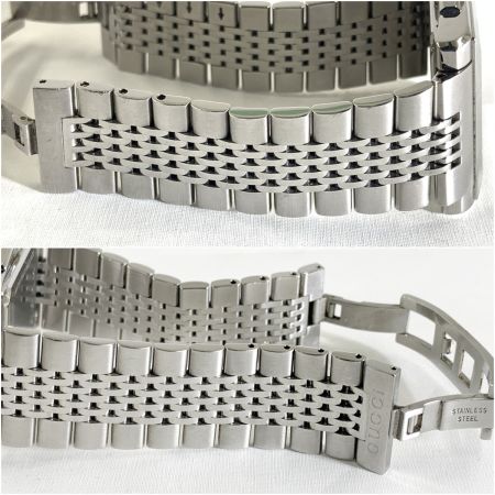  GUCCI グッチ Gタイム レクタングル 腕時計 138.4 シルバー 現状渡し 