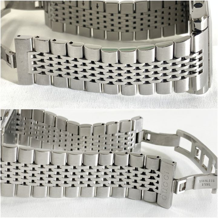 GUCCI グッチ Gタイム レクタングル 腕時計 138.4 シルバー 現状渡し