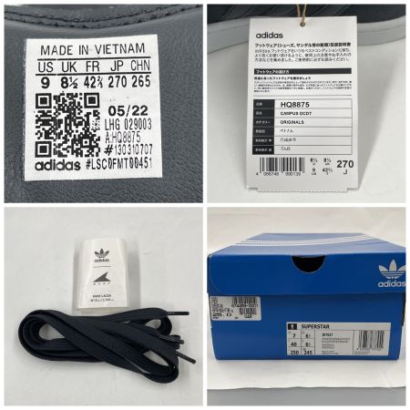  adidas アディダス メンズ スニーカー adidas ×DESCENDANT CAMPUS DCDT サイズ27cm HQ8875 グレー