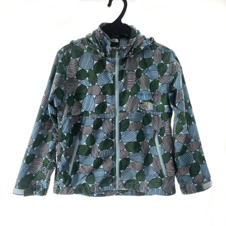 THE NORTH FACE ザノースフェイス キッズ ノベルティベンチャージャケット ミナペルホネンコラボ ストーンカモフラージュ柄 130cm NPJ21811 グリーン×ブルー