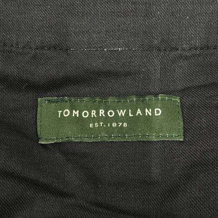  TOMORROW LAND トゥモローランド メンズ  ウールポリエステル タックパンツ ウール sizeM 63-04-15-04706 ネイビー