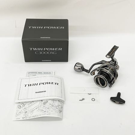  SHIMANO シマノ TWIN POWER 24 ツインパワー C3000XG 純正ノブ付 046826 スピニングリール