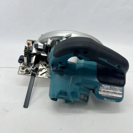 MAKITA マキタ 丸のこ 165mm充電式マルノコ  HS631DZS ブルー 本体のみ