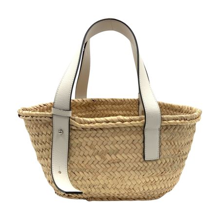  LOEWE ロエベ アナグラム バスケットバッグ スモール カゴバッグ 412036 ベージュ