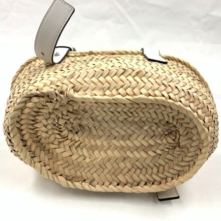  LOEWE ロエベ アナグラム バスケットバッグ スモール カゴバッグ 412036 ベージュ