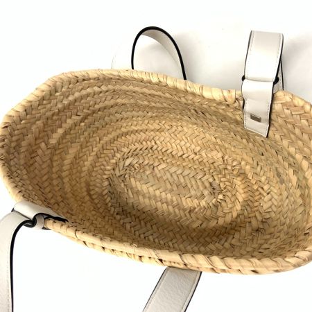  LOEWE ロエベ アナグラム バスケットバッグ スモール カゴバッグ 412036 ベージュ