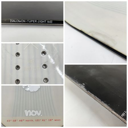  SALOMON サロモン スーパーエイト super eight 160cm 20-21モデル SUPER8 ブラック スノーボード 