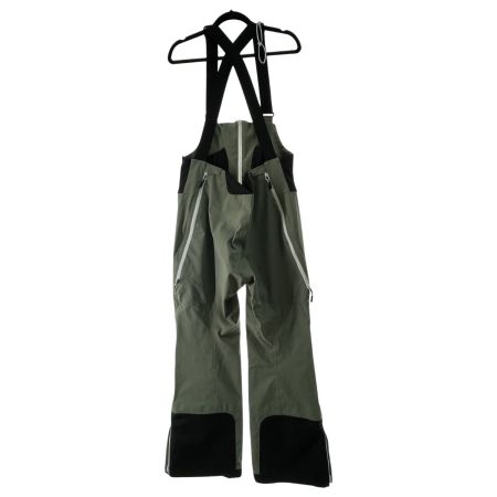  unfudge アンファッジ メンズ スノーボードウェア SMOKE BIB PANTS オーバーオール サイズL カーキ
