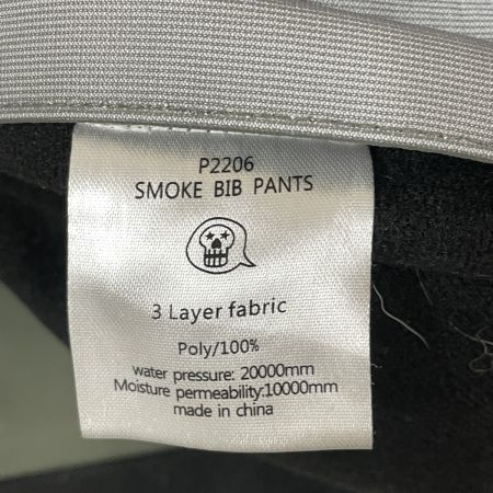  unfudge アンファッジ メンズ スノーボードウェア SMOKE BIB PANTS オーバーオール サイズL カーキ