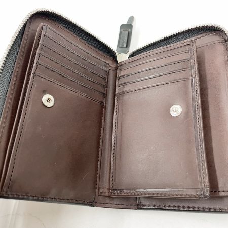  CORBO メンズ L字ファスナー二つ折り財布 face Bridle Leather 1LD-0238 ダークグリーン