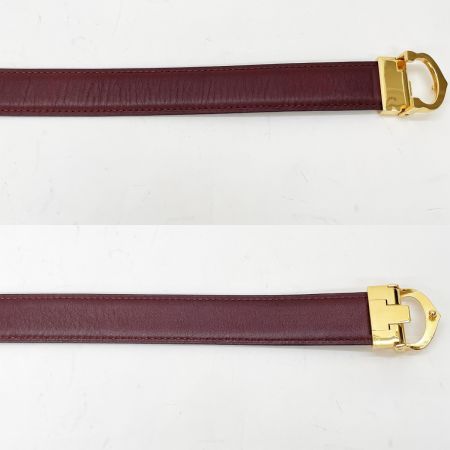  Cartier カルティエ マスト ドゥ カルティエ ベルト ワインレッド