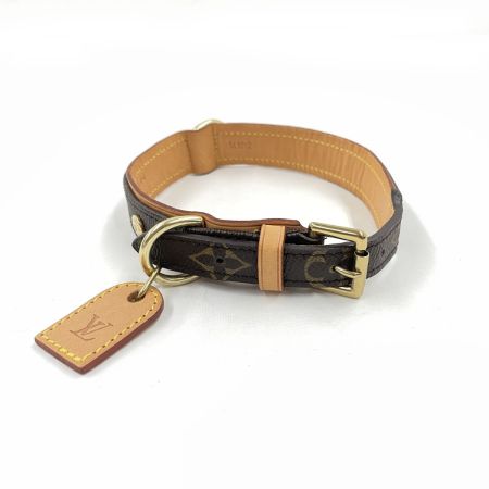  LOUIS VUITTON ルイヴィトン コリエ・バクスターMM ペット用 首輪 M58071 ブラウン