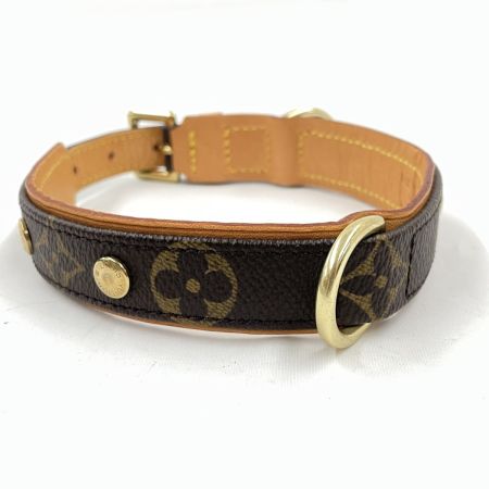  LOUIS VUITTON ルイヴィトン コリエ・バクスターMM ペット用 首輪 M58071 ブラウン
