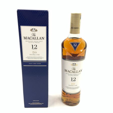  The MACALLAN マッカラン 12年 ウイスキー ハイランド シングル モルト スコッチウィスキー ダブルカスク 40％ 700ml  未開栓