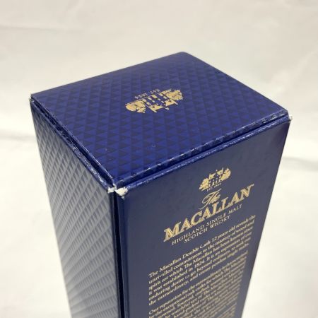  The MACALLAN マッカラン 12年 ウイスキー ハイランド シングル モルト スコッチウィスキー ダブルカスク 40％ 700ml  未開栓
