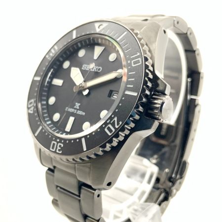  SEIKO セイコー PROSPEX プロスペックス ダイバースキューバ ソーラー クォーツ 腕時計 SBDJ063 ブラック