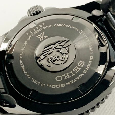  SEIKO セイコー PROSPEX プロスペックス ダイバースキューバ ソーラー クォーツ 腕時計 SBDJ063 ブラック