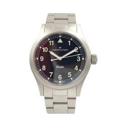 〇〇 HAMILTON ハミルトン フィールド クォーツ 腕時計 H694010 グレー Bランク